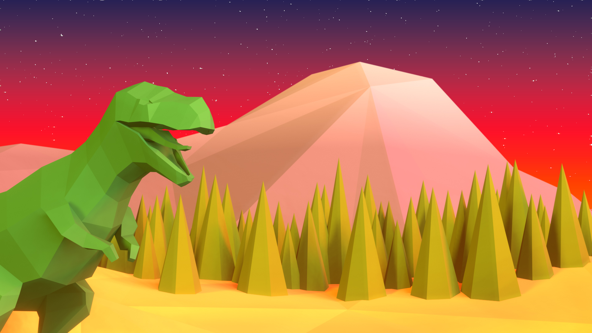 Dinosaur in the Wild