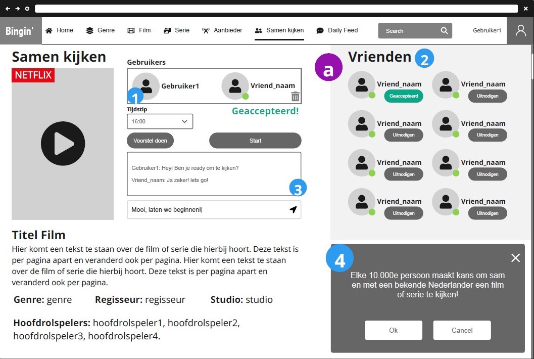 Bingin User Profile