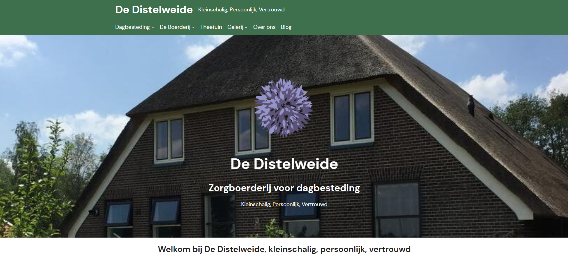 De Distelweide Website