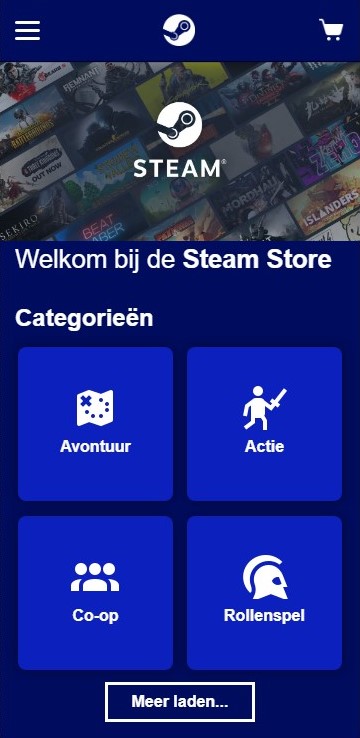 Steam 2.0 Homepage