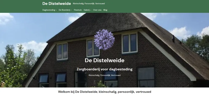 De Distelweide Website 1.0